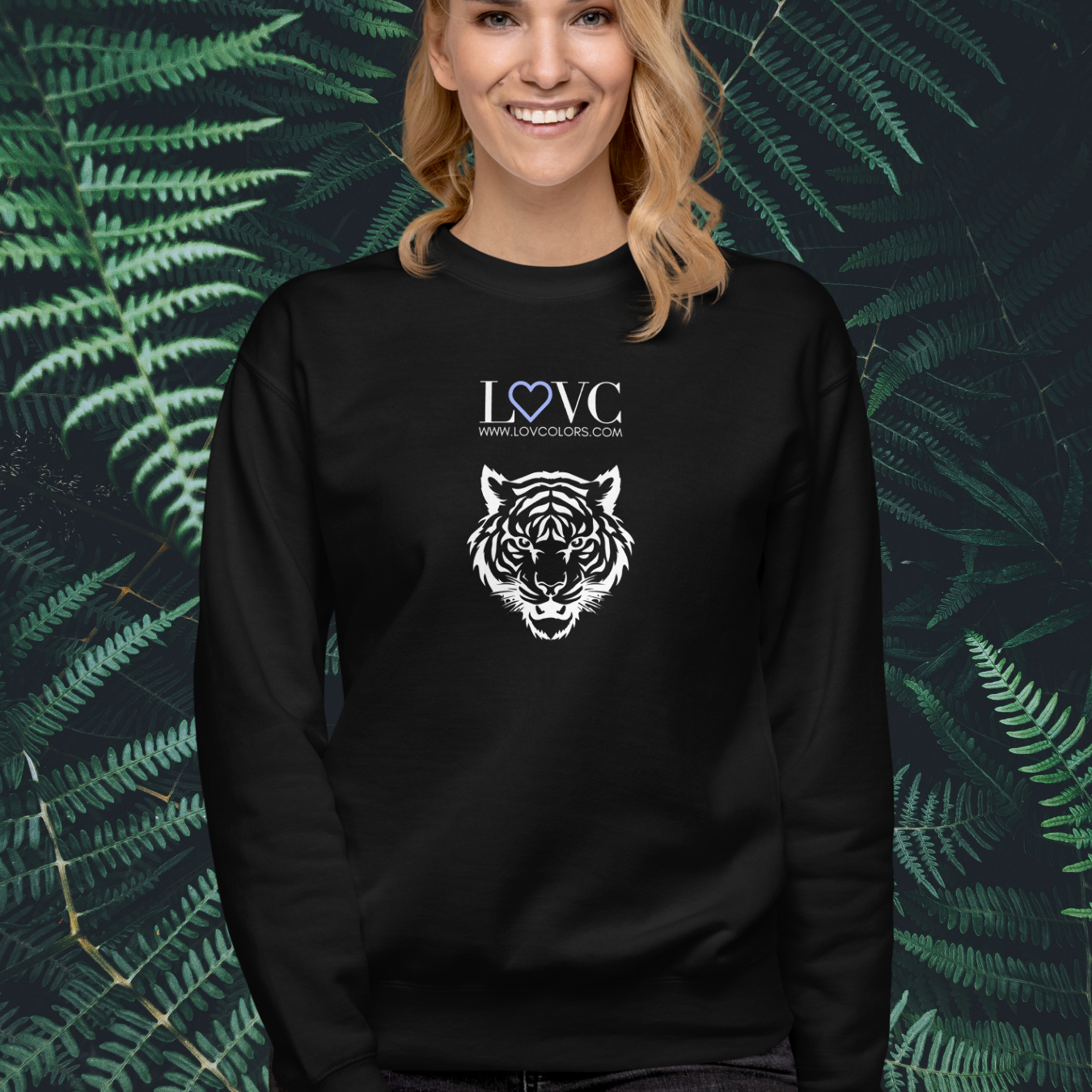 SUDADERA GRUESA MUJER TIGER