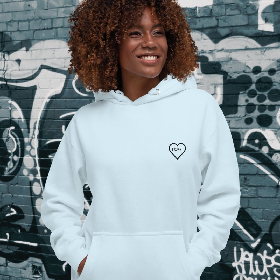 HOODIE CON CAPUCHA MUJER 2CUORE BLACK