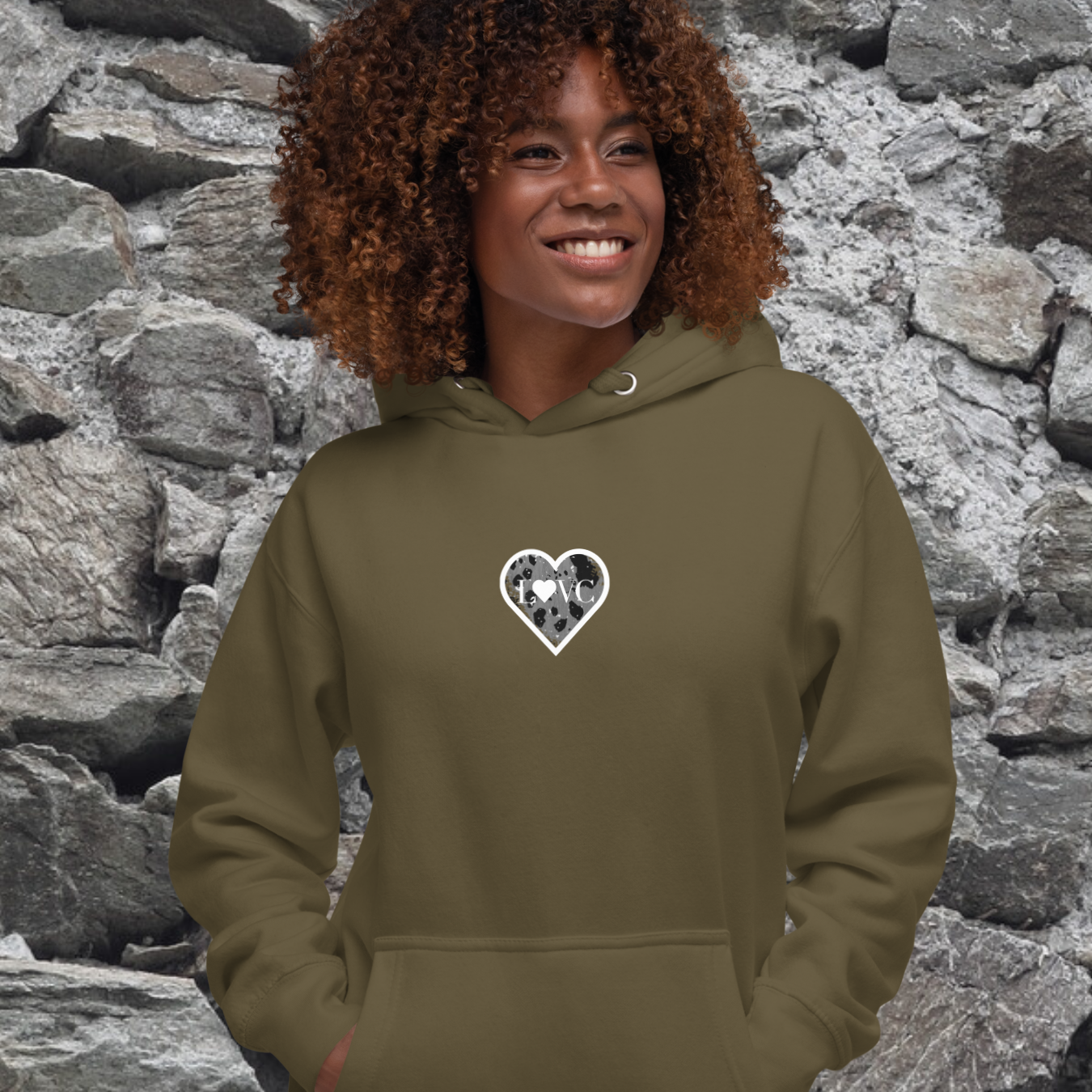 HOODIE CON CAPUCHA MUJER ANIMAL PRINT