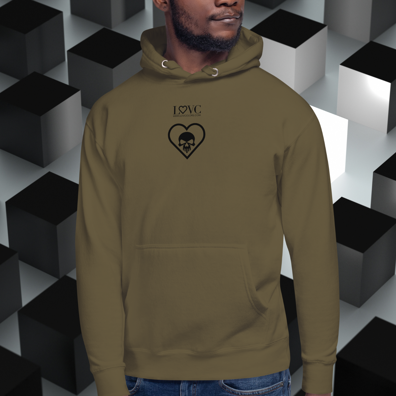 HOODIE CON CAPUCHA HOMBRE SKULL