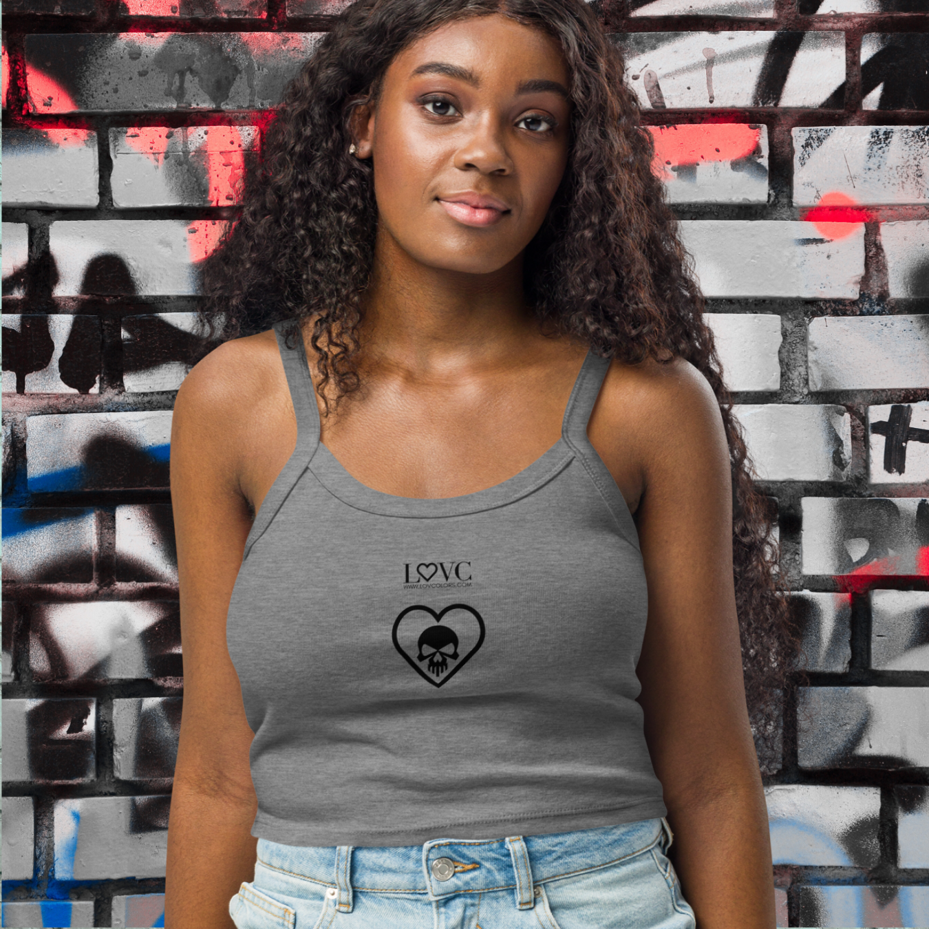 CAMISETA DE TIRANTES SKULL CUORE