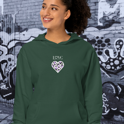 HOODIE PREMIUM CON CAPUCHA MUJER ANIMAL PRINT