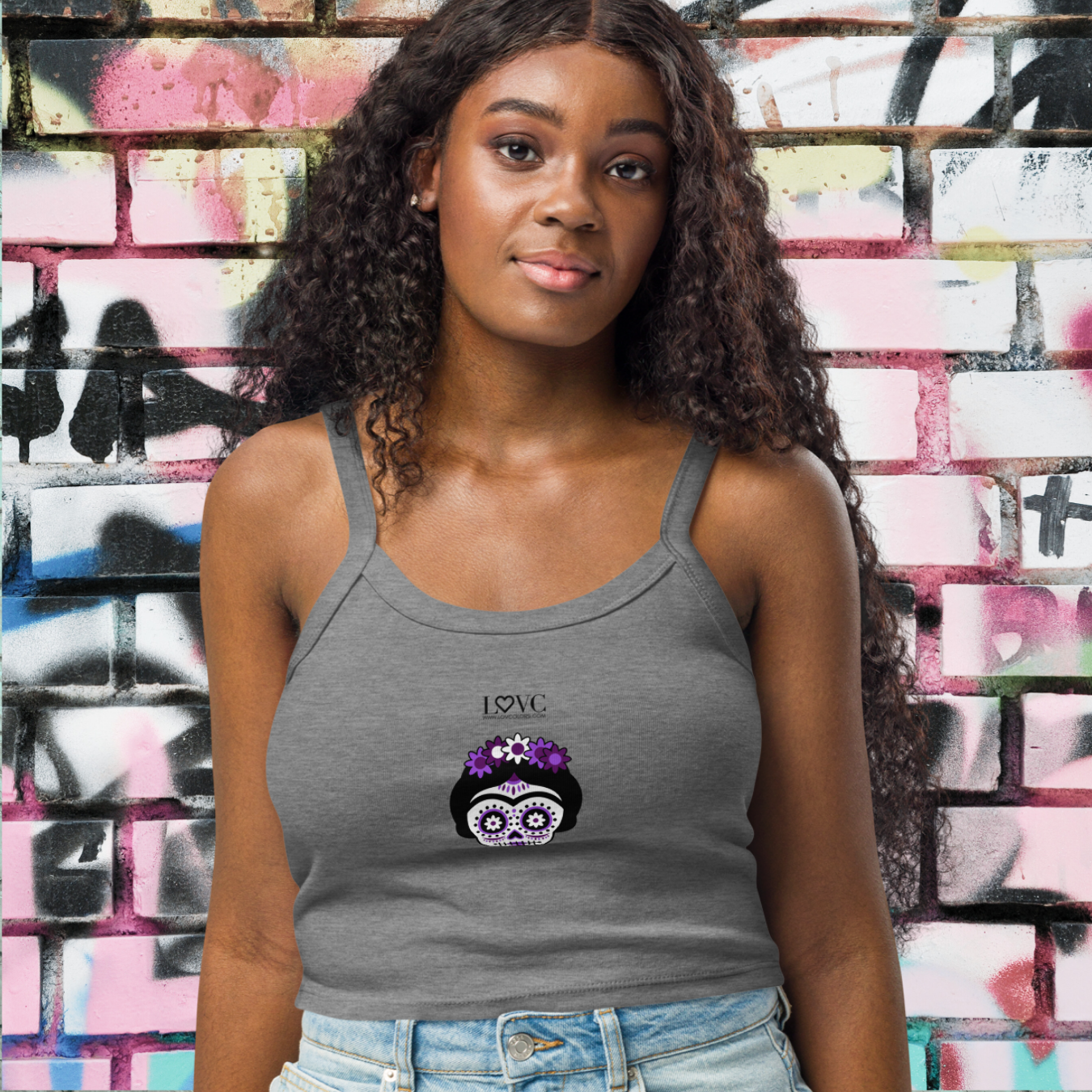 CAMISETA DE TIRANTES CATRINA LILA