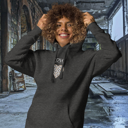 HOODIE CON CAPUCHA MUJER ANIMAL PRINT