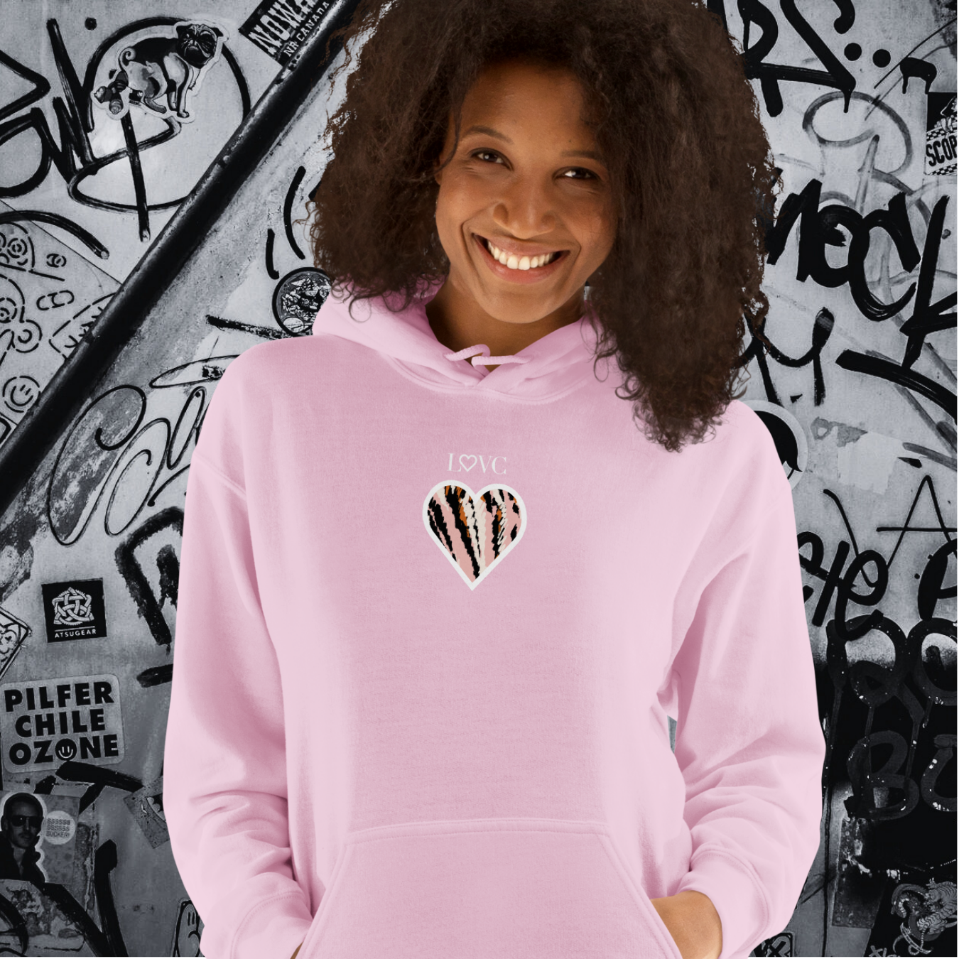 HOODIE CON CAPUCHA MUJER ARTE