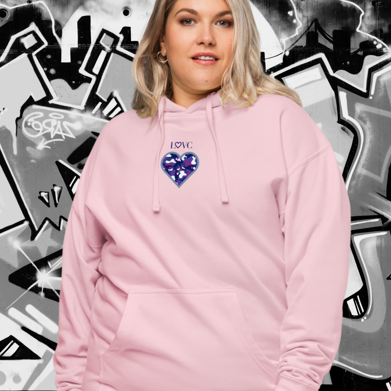 HOODIE PREMIUM CON CAPUCHA MUJER ANIMAL PRINT