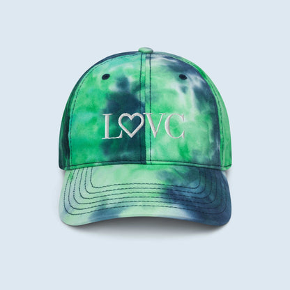 GORRA CON EFECTO TIE DYE HOMBRE LOGO BLANCO