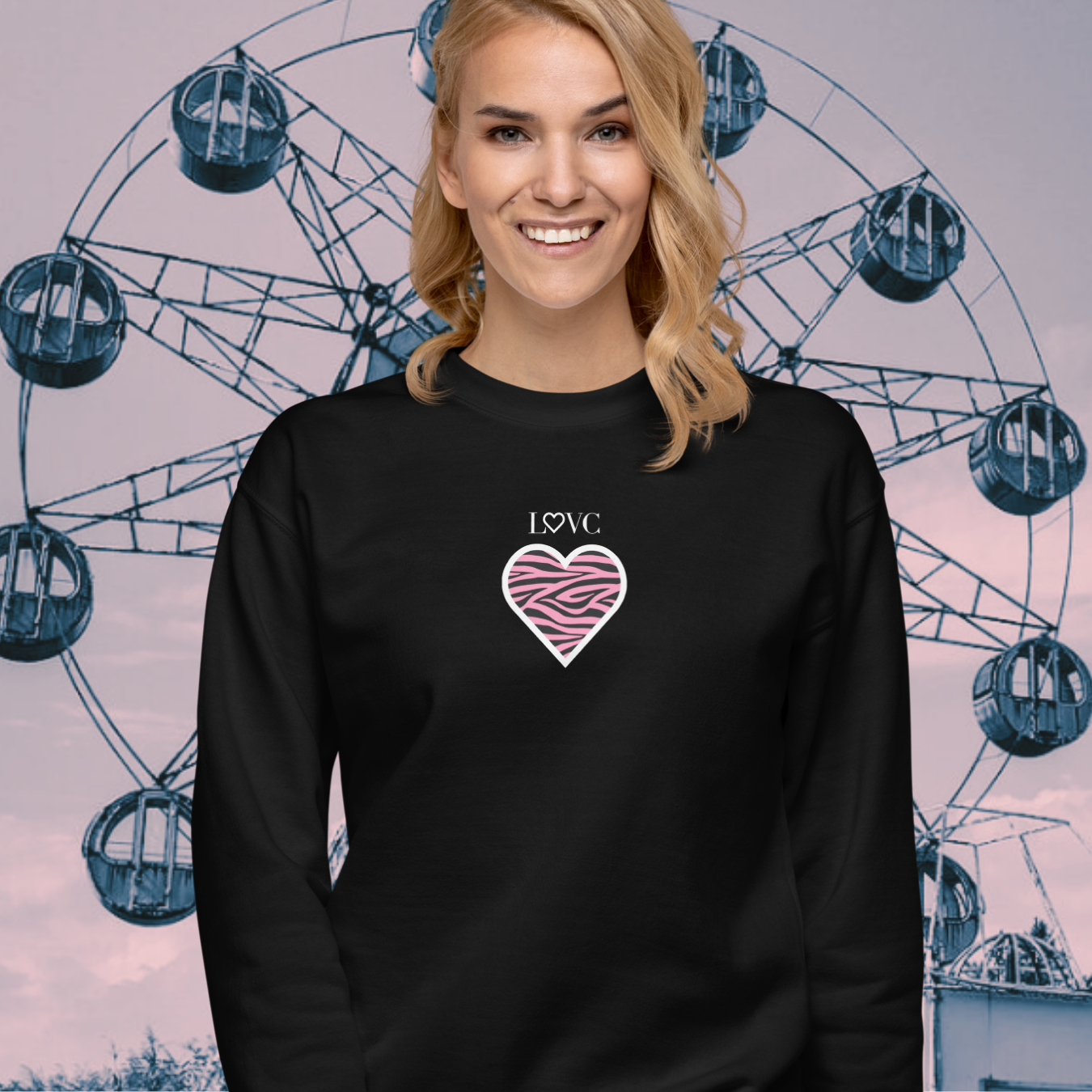 SUDADERA GRUESA MUJER ANIMAL PRINT