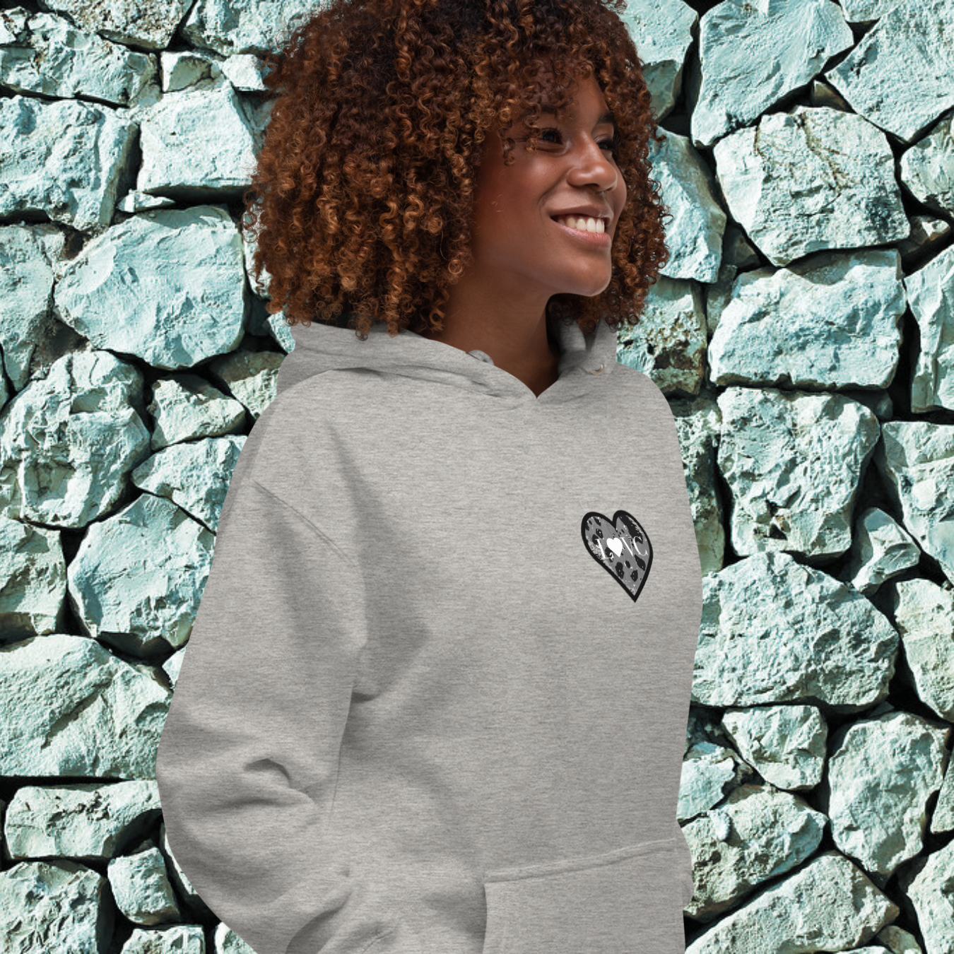 HOODIE CON CAPUCHA MUJER ANIMAL PRINT