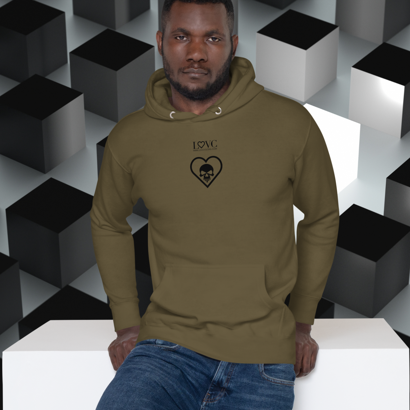 HOODIE CON CAPUCHA HOMBRE SKULL