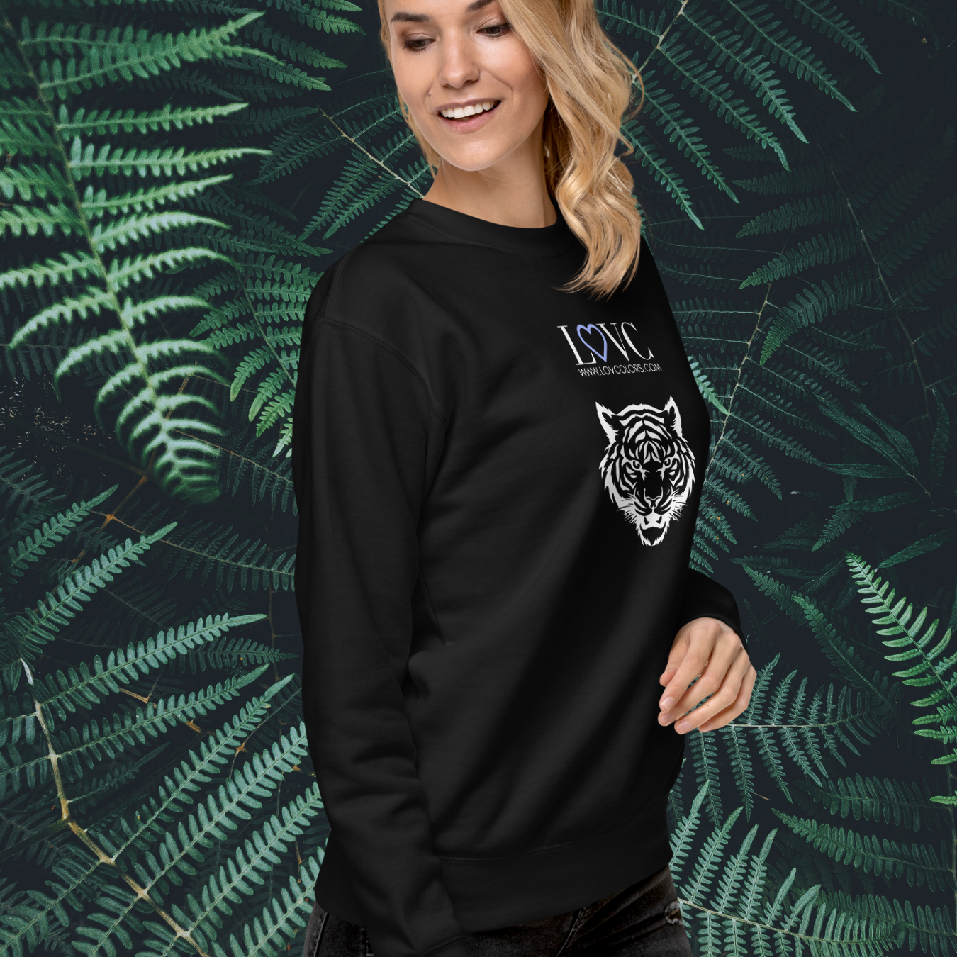 SUDADERA GRUESA MUJER TIGER