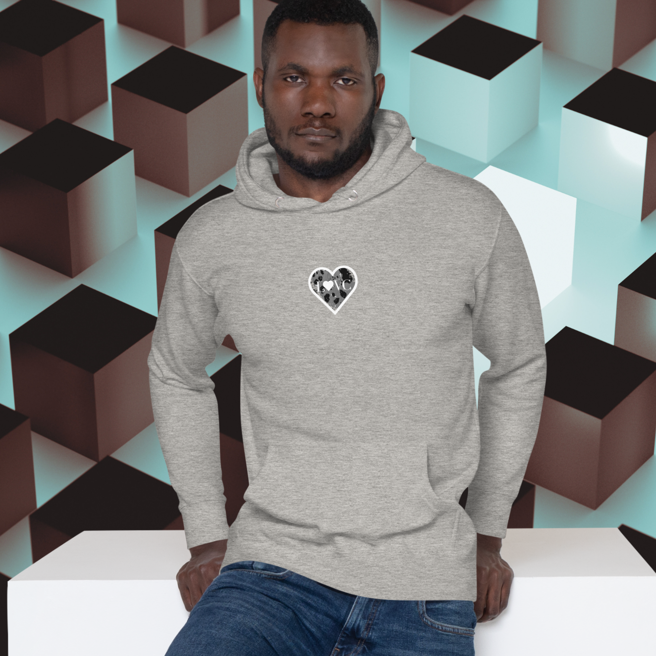 HOODIE CON CAPUCHA HOMBRE ANIMAL PRINT