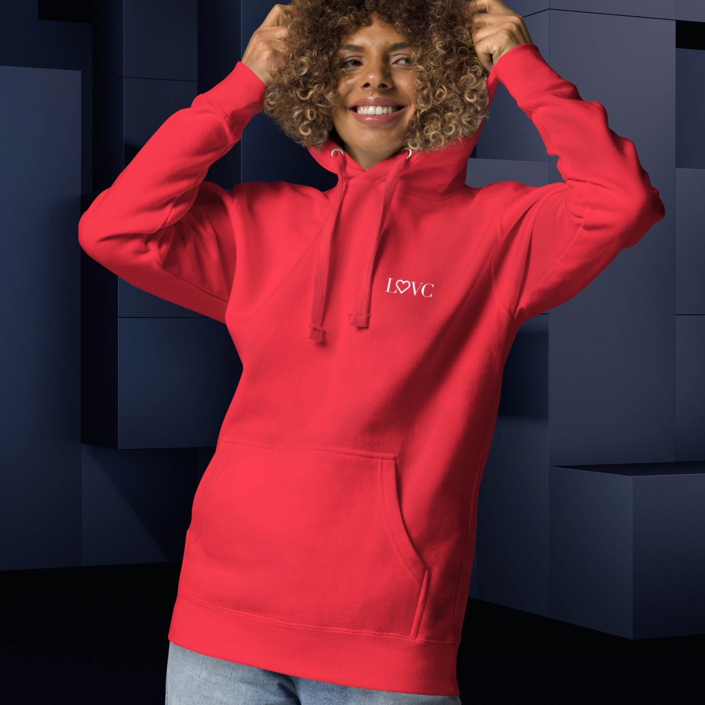 HOODIE CON CAPUCHA MUJER LOGO CIRCULO