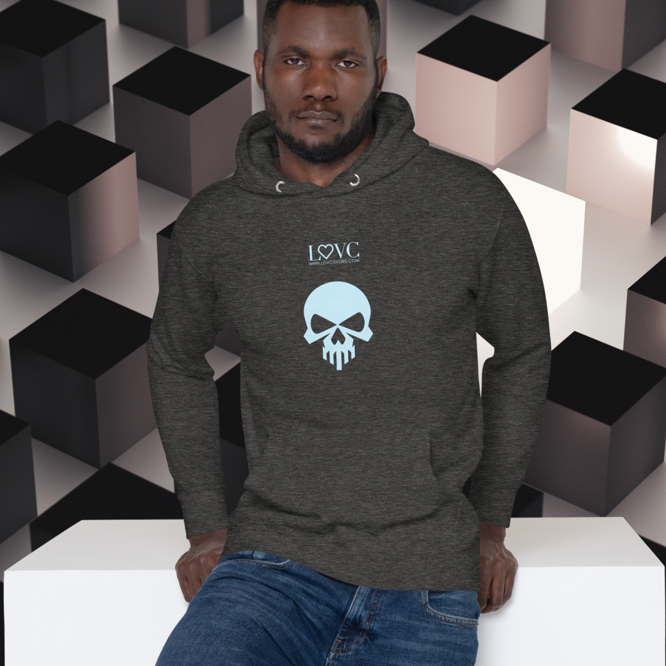 HOODIE CON CAPUCHA HOMBRE SKULL
