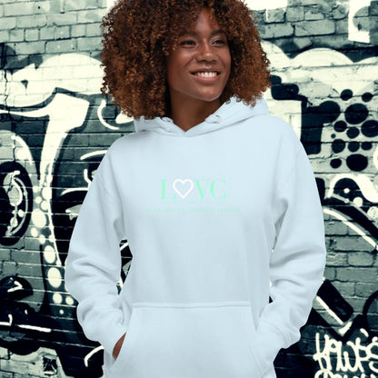 HOODIE CON CAPUCHA MUJER SLOGAN