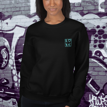 SUDADERA GRUESA MUJER LOGO BACK CUADRADO