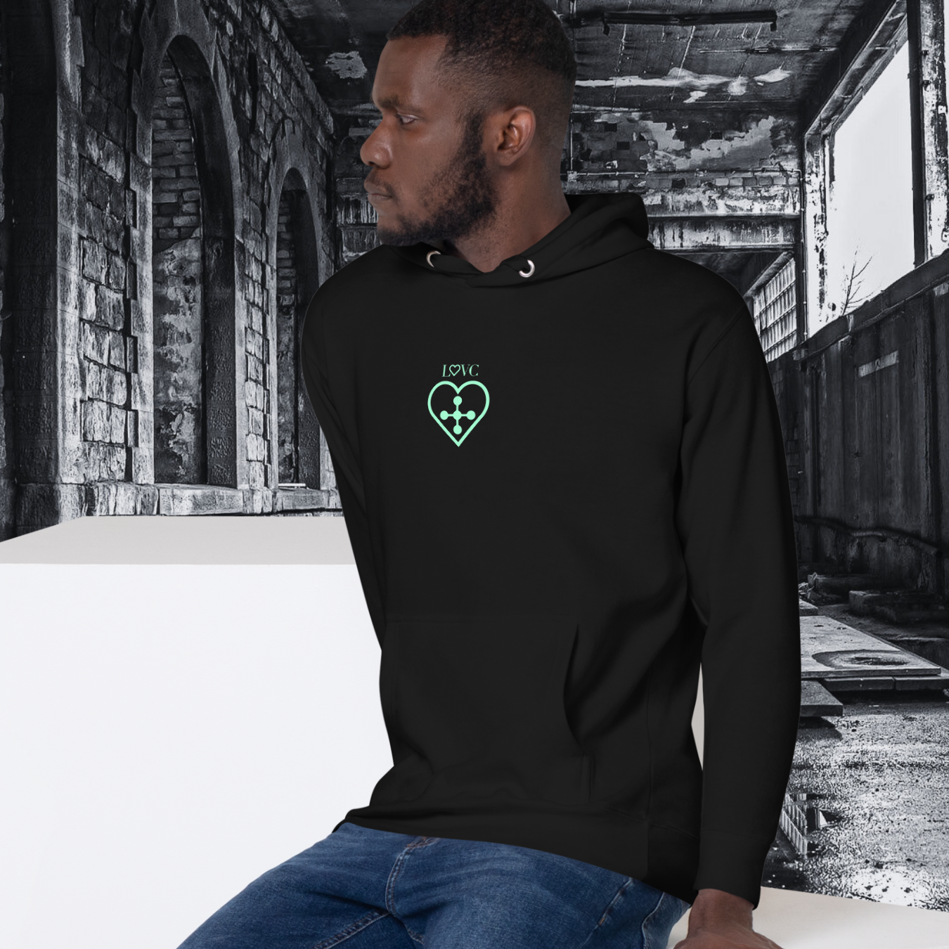 HOODIE CON CAPUCHA HOMBRE CROSS