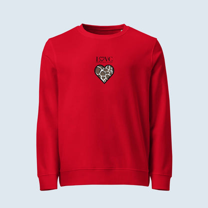 SUDADERA ORGÁNICA MUJER ANIMAL PRINT