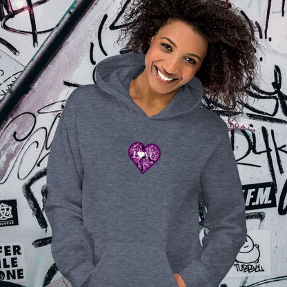 HOODIE CON CAPUCHA MUJER ANIMAL PRINT