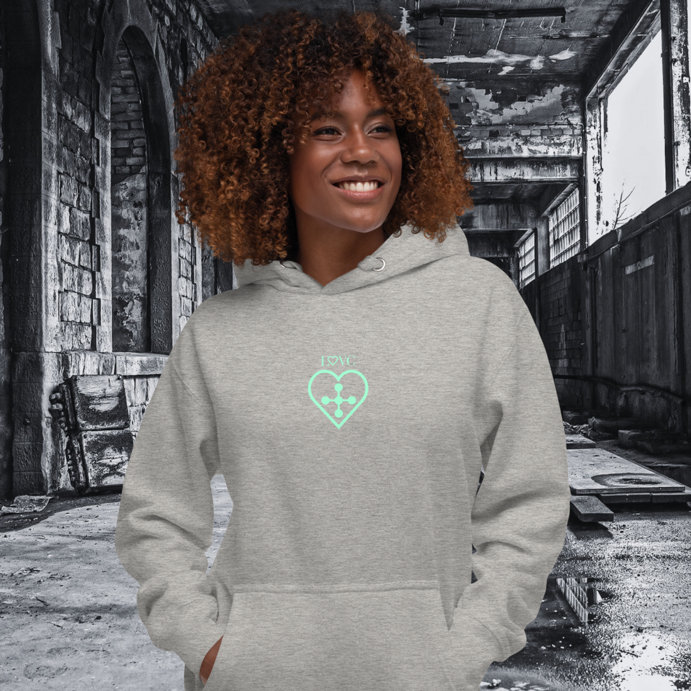 HOODIE CON CAPUCHA MUJER CROSS