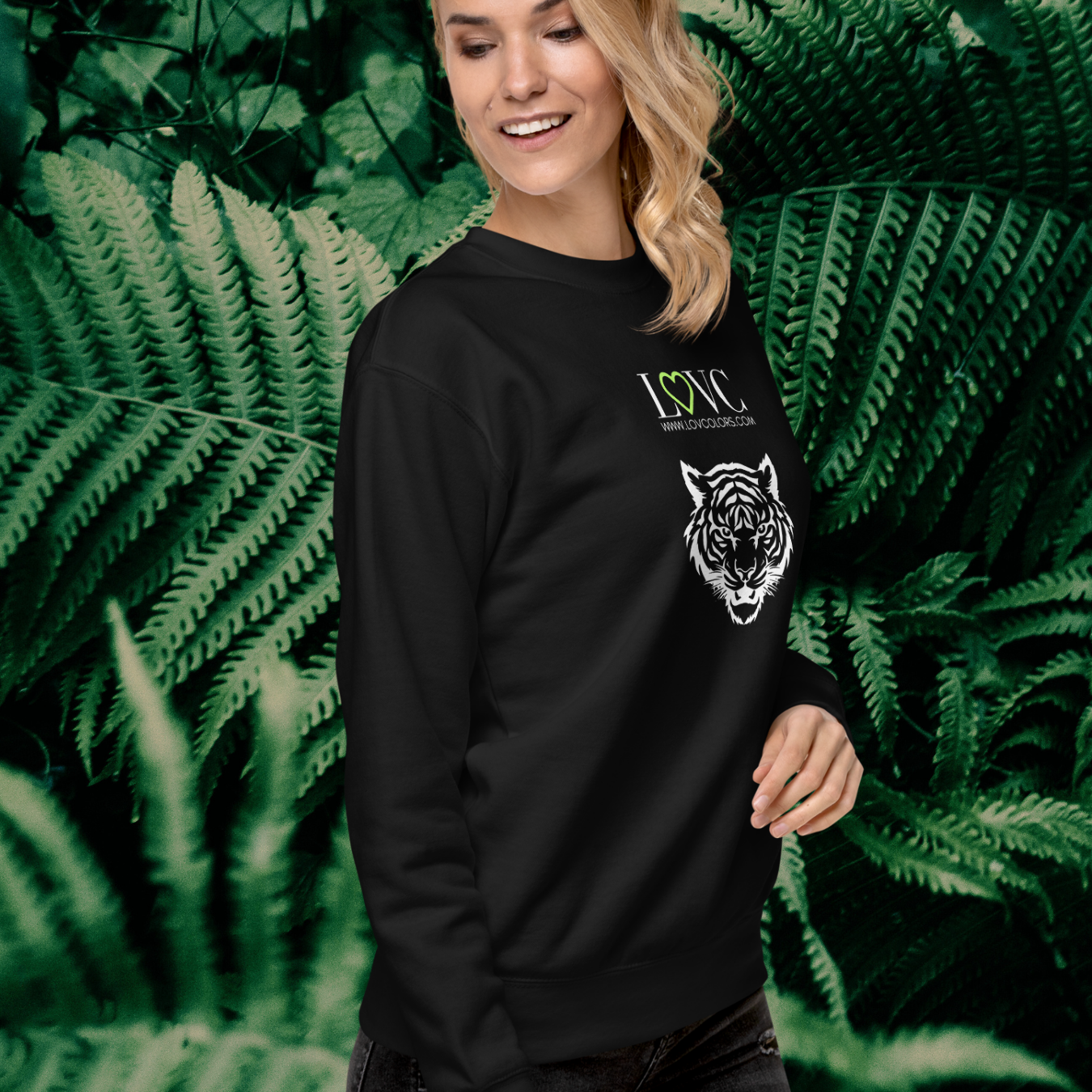 SUDADERA GRUESA MUJER TIGER