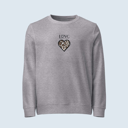 SUDADERA ORGÁNICA MUJER ANIMAL PRINT