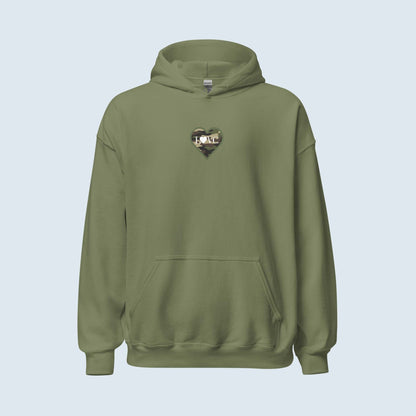 HOODIE CON CAPUCHA HOMBRE LOGO MILITAR