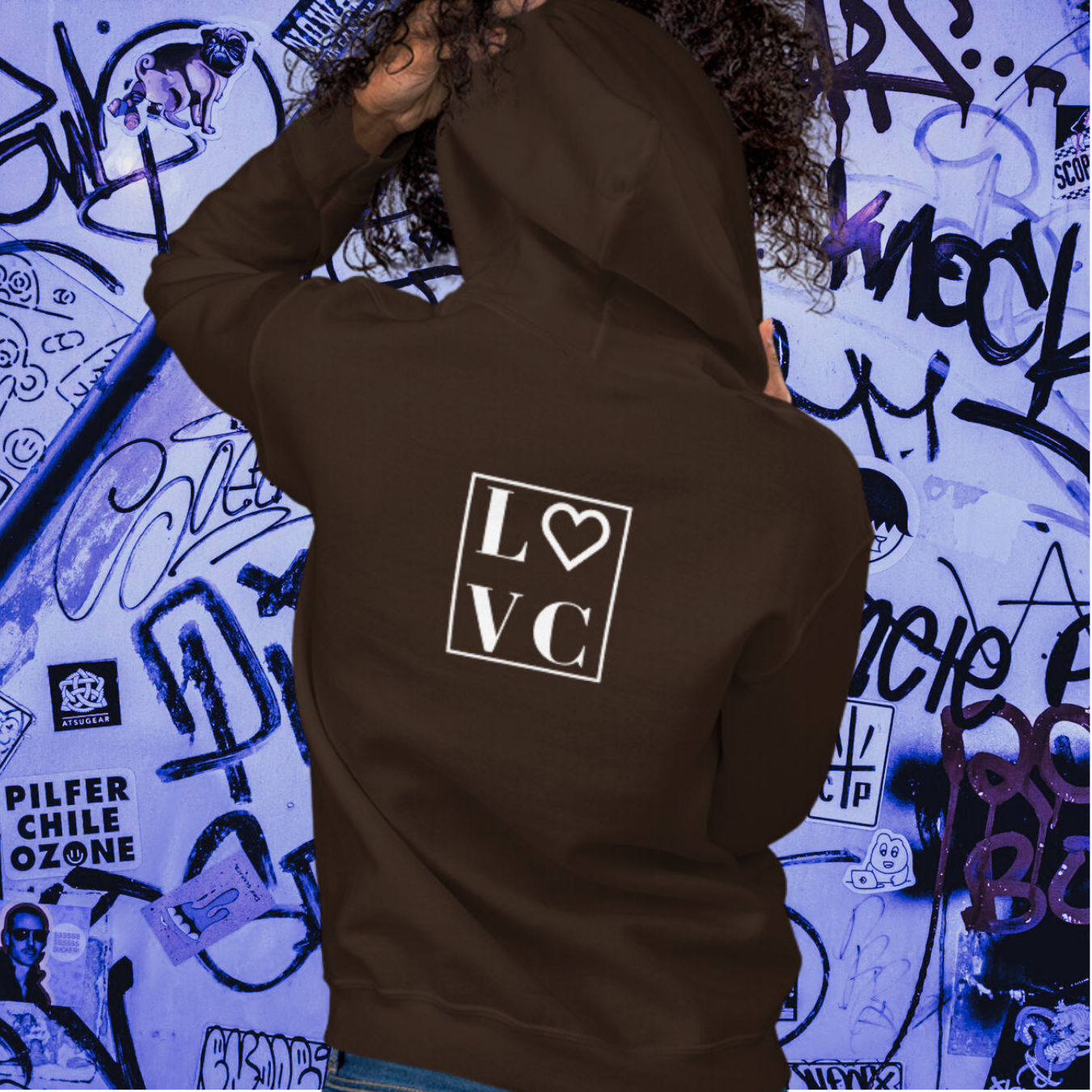 HOODIE CON CAPUCHA MUJER ARTE