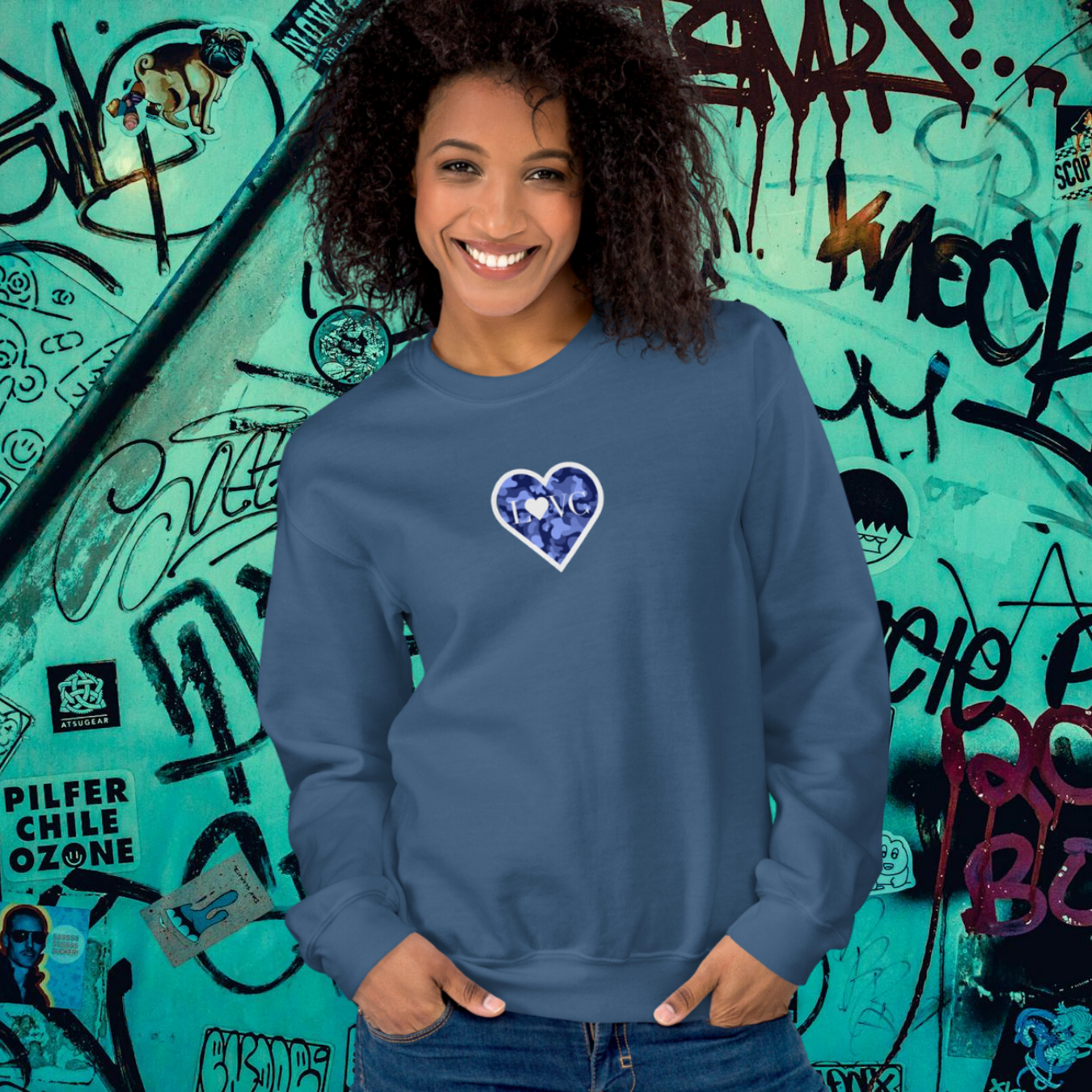 SUDADERA GRUESA MUJER ANIMAL PRINT