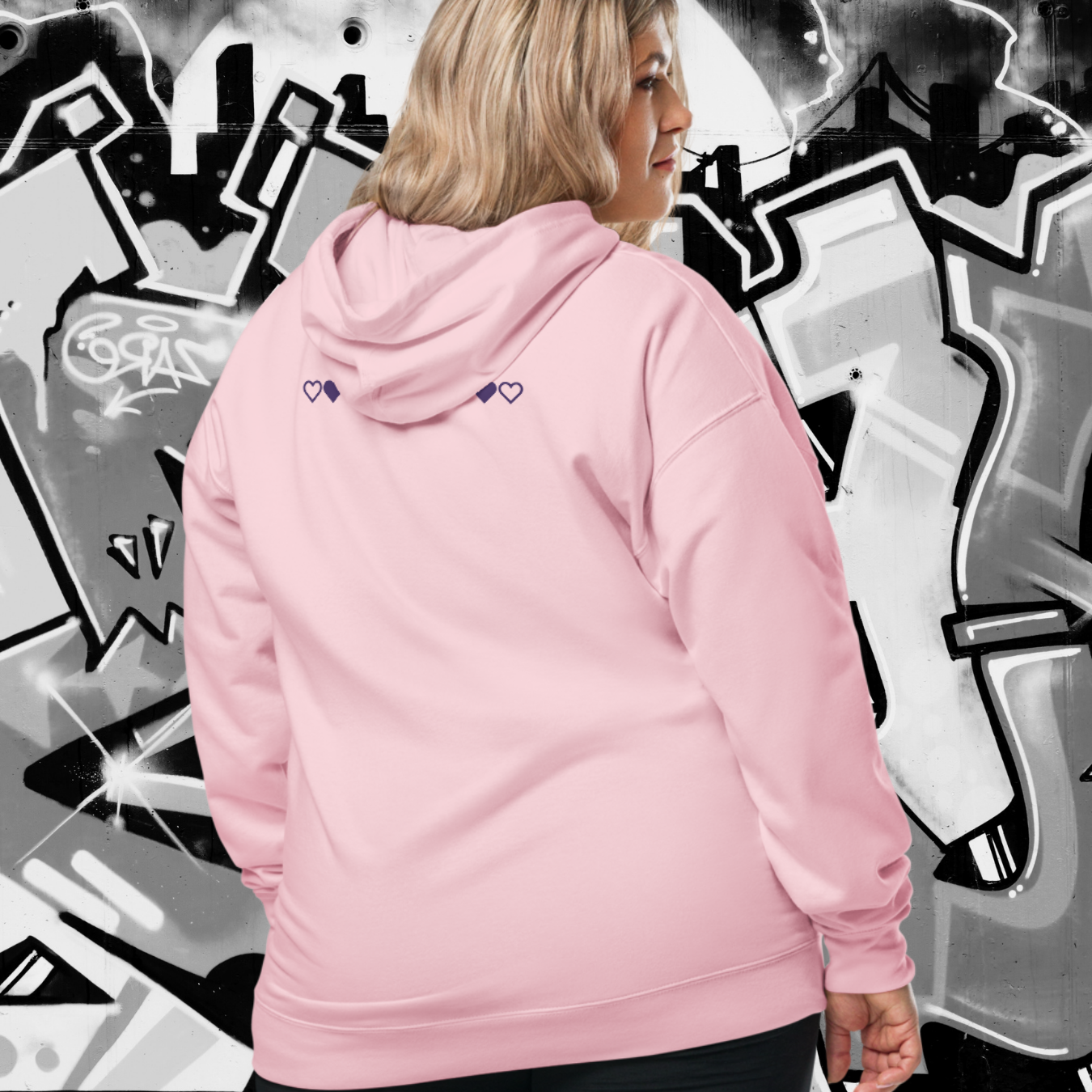 HOODIE PREMIUM CON CAPUCHA MUJER ANIMAL PRINT