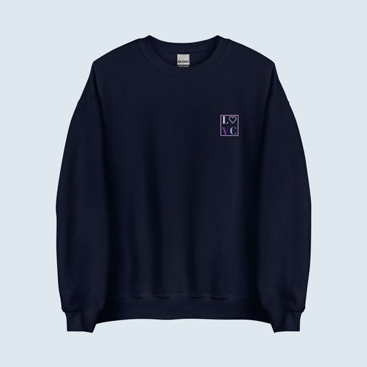 SUDADERA GRUESA MUJER LOGO BACK CUADRADO
