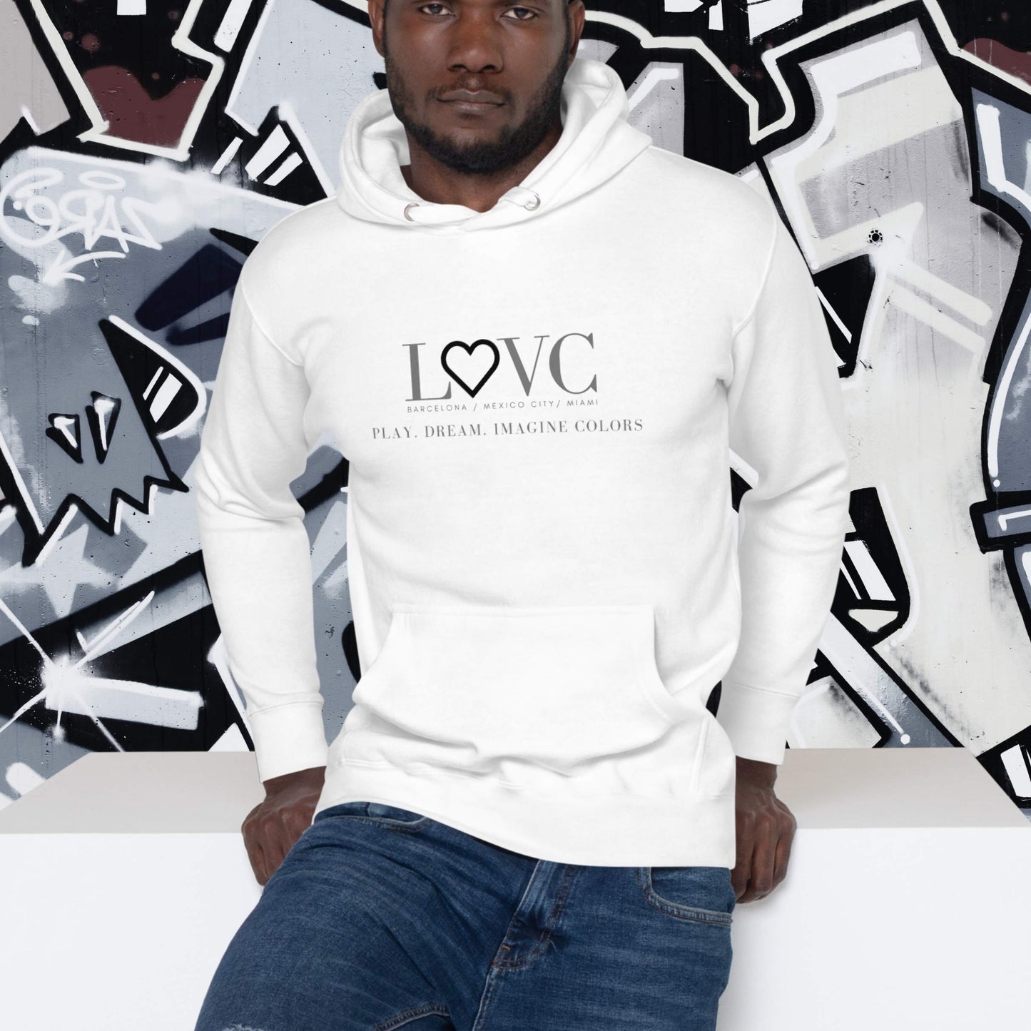 HOODIE CON CAPUCHA HOMBRE SLOGAN