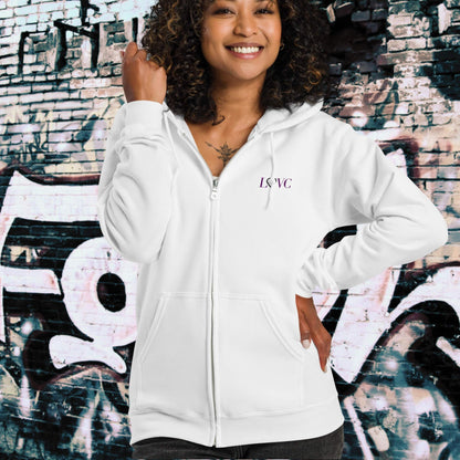 HOODIE CON CAPUCHA Y CREMALLERA MUJER LOGO CLASSIC