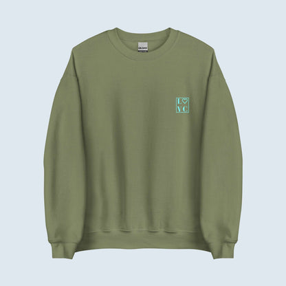 SUDADERA GRUESA MUJER LOGO BACK CUADRADO