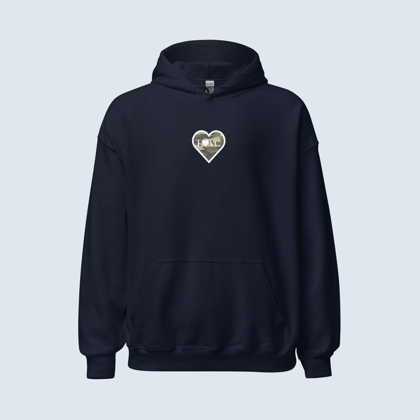 HOODIE CON CAPUCHA HOMBRE LOGO MILITAR