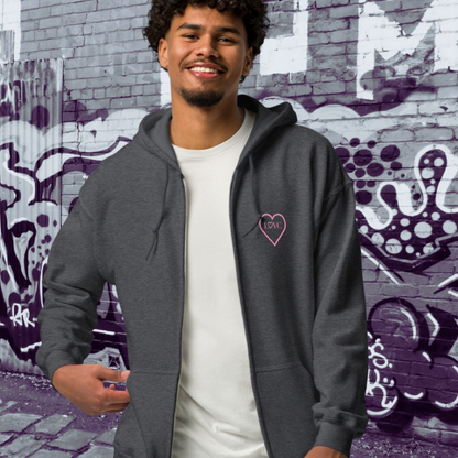 HOODIE CON CAPUCHA Y CREMALLERA HOMBRE COOL