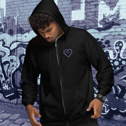 HOODIE CON CAPUCHA Y CREMALLERA HOMBRE COOL