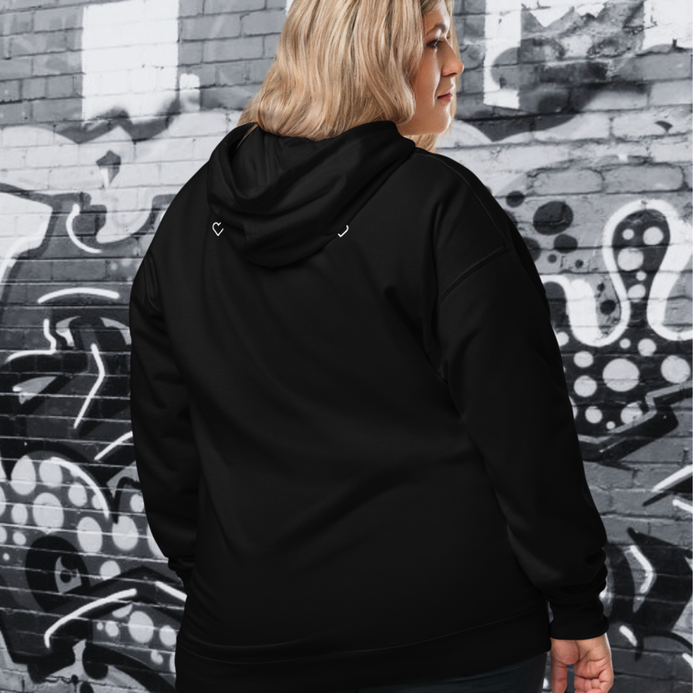 HOODIE PREMIUM CON CAPUCHA MUJER CAMALEÓN
