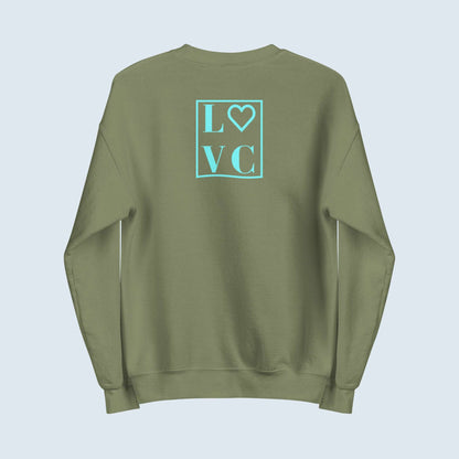 SUDADERA GRUESA MUJER LOGO BACK CUADRADO