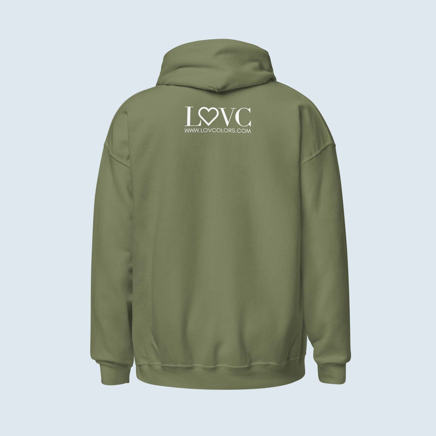 HOODIE CON CAPUCHA HOMBRE LOGO MILITAR