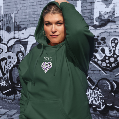 HOODIE PREMIUM CON CAPUCHA MUJER ANIMAL PRINT