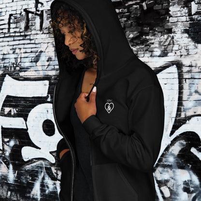 HOODIE CON CAPUCHA Y CREMALLERA MUJER SYMBOL &