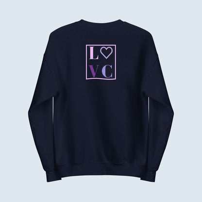 SUDADERA GRUESA MUJER LOGO BACK CUADRADO