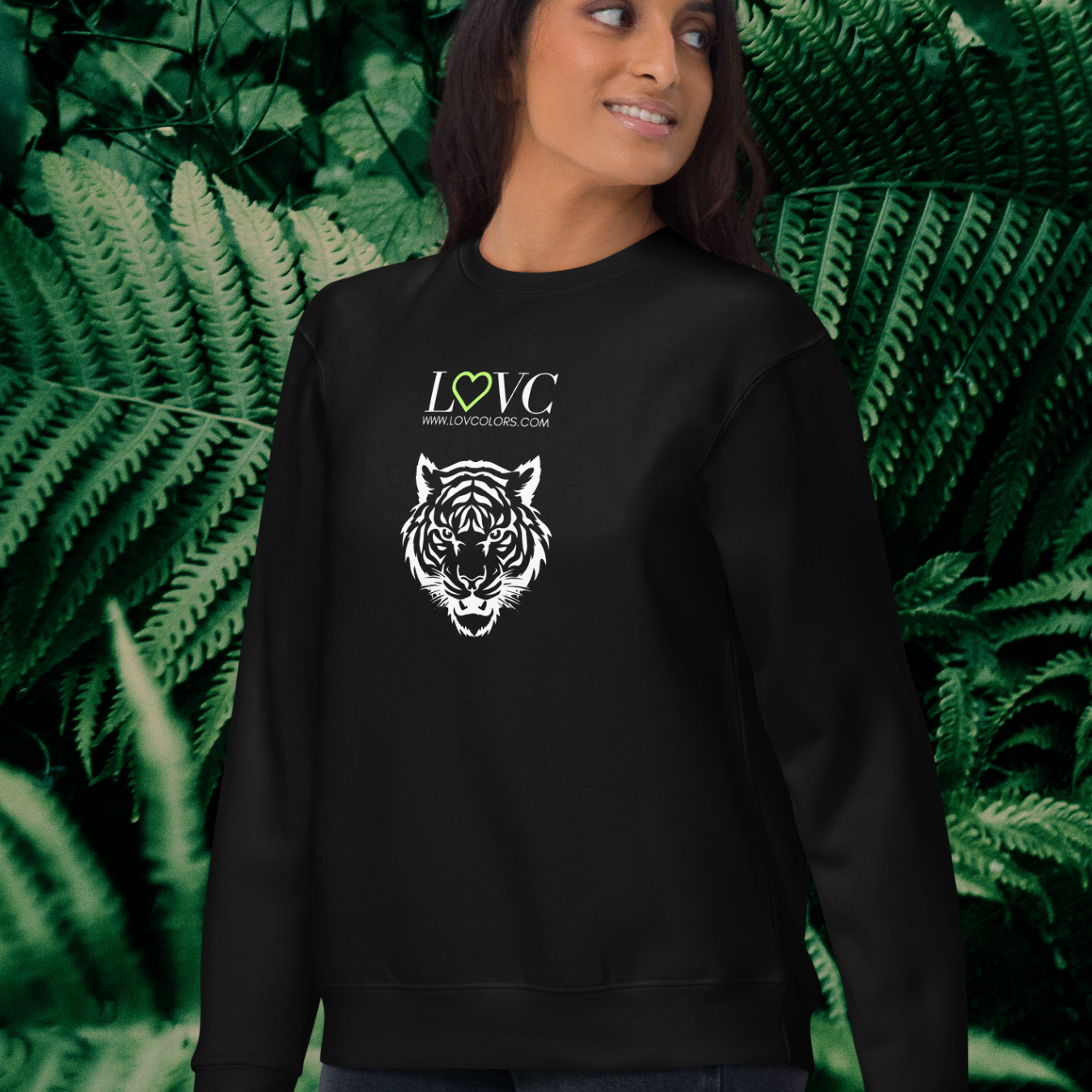SUDADERA GRUESA MUJER TIGER