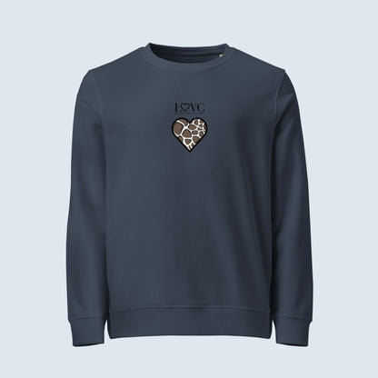 SUDADERA ORGÁNICA MUJER ANIMAL PRINT