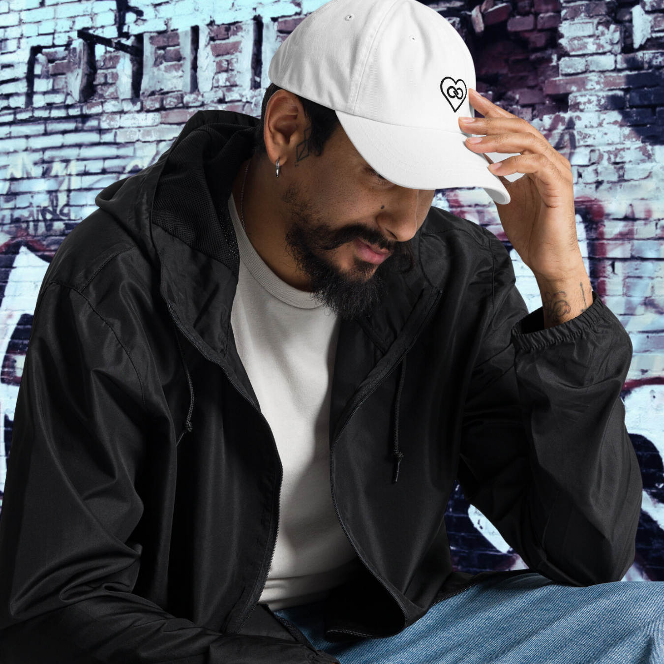 GORRA DADDY HOMBRE LOGO NEGRO INFINITE