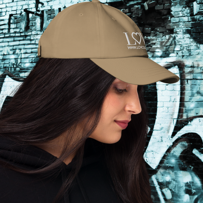 GORRA DADDY MUJER 2LOGO BLANCO