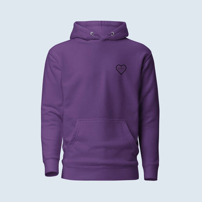 HOODIE CON CAPUCHA HOMBRE 2CUORE BLACK
