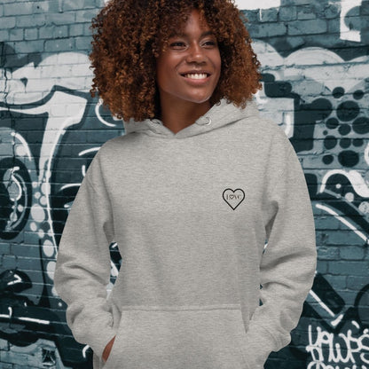HOODIE CON CAPUCHA MUJER 2CUORE BLACK