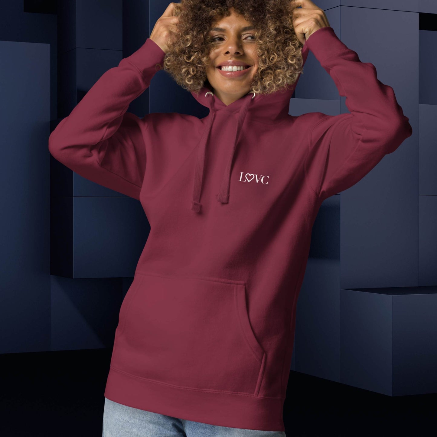 HOODIE CON CAPUCHA MUJER LOGO CIRCULO